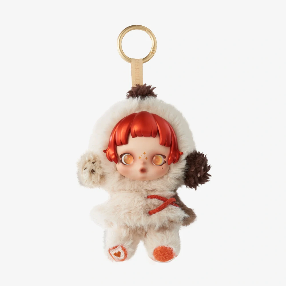 POP MART SkullPanda Winter Symphony – Plyšový Přívěsek Blind Box 13–15 cm
