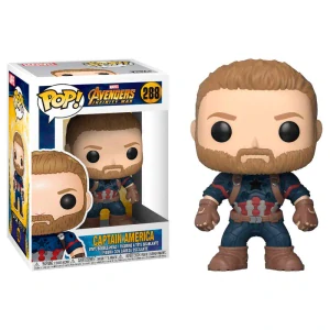 Funko POP! Marvel Avengers: Infinity War – Captain America Sběratelská Vinylová Figurka 9 cm