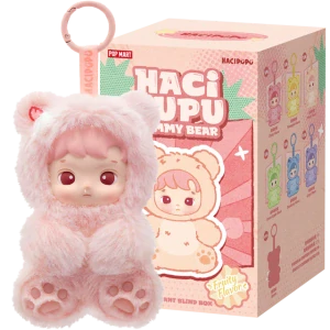POP MART Hacipupu Gummy Bear Series – Vinylový Plyšový Přívěsek Blind Box 13 cm (s ovocnou vůní)