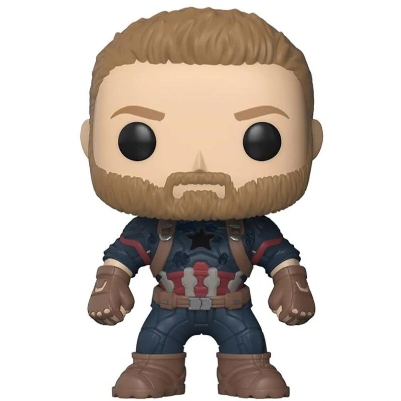 Funko POP! Marvel Avengers: Infinity War – Captain America Sběratelská Vinylová Figurka 9 cm