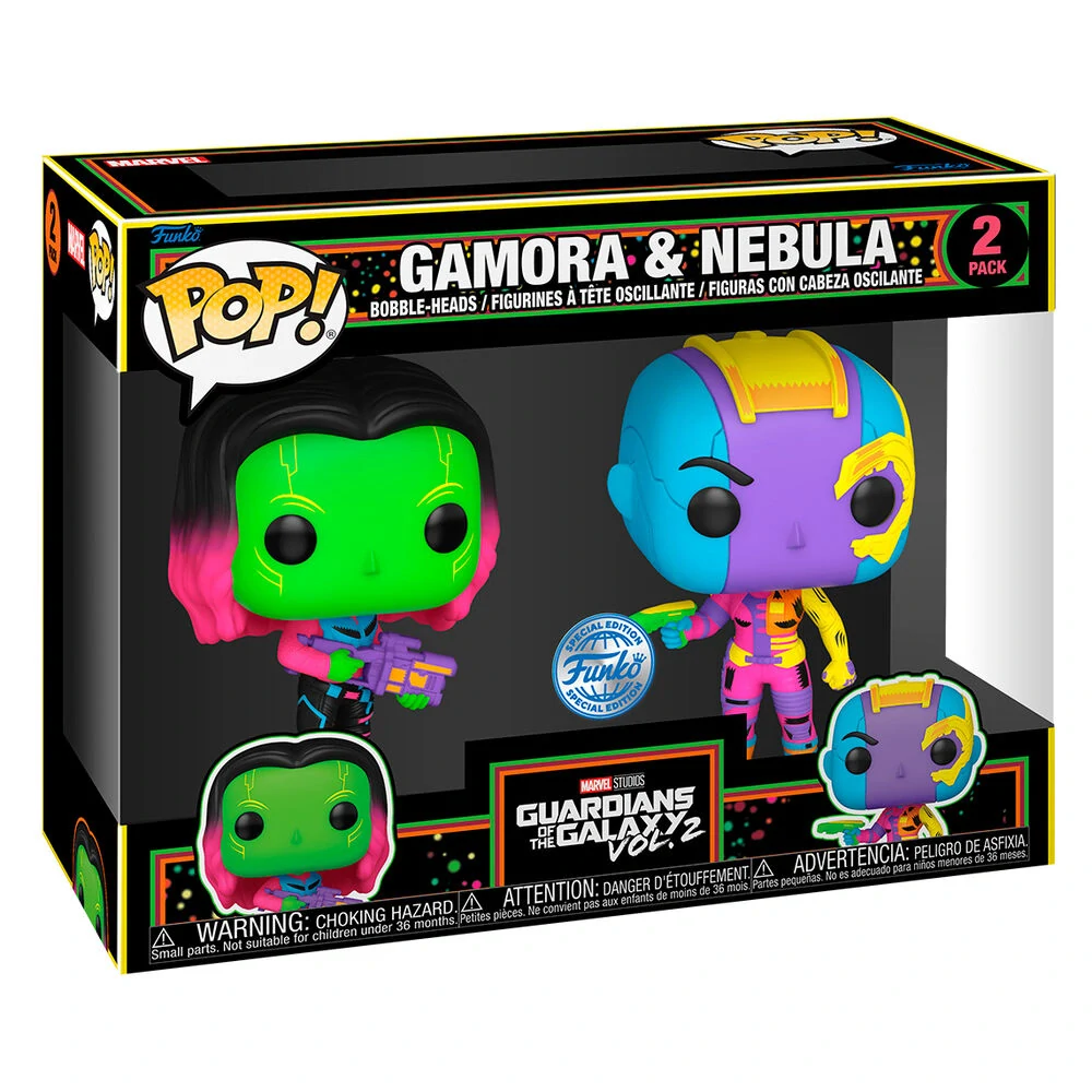 Funko POP! Marvel Guardians of the Galaxy – Gamora & Nebula Exkluzivní 2-Pack Sběratelské Vinylové Figurky