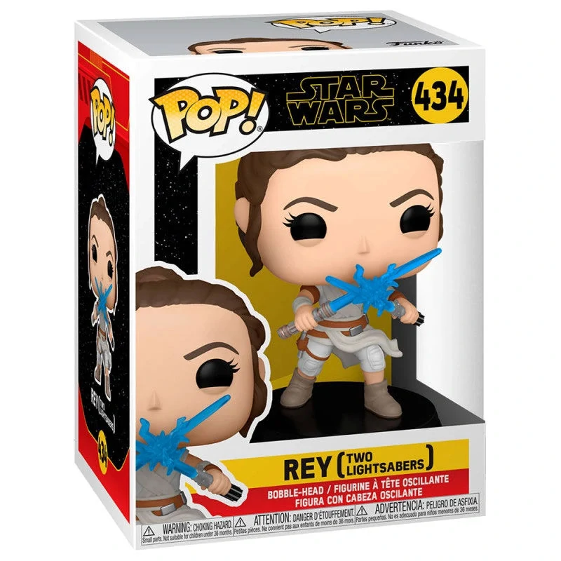 Funko POP! Star Wars: Vzestup Skywalkera - Rey se Světelnými Meči Sběratelská Vinylová Figurka