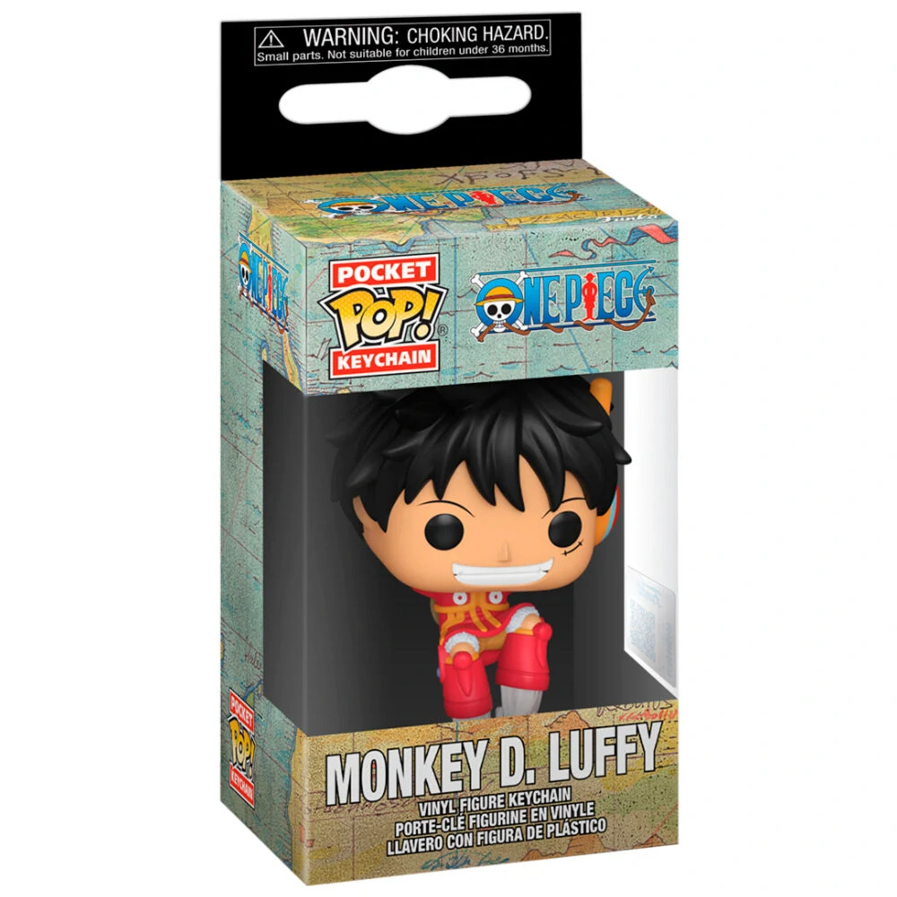 Klíčenka One Piece Monkey D. Luffy Pocket Pop! — vinylová figurka
