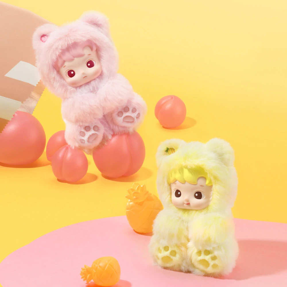 POP MART Hacipupu Gummy Bear Series – Vinylový Plyšový Přívěsek Blind Box 13 cm (s ovocnou vůní)