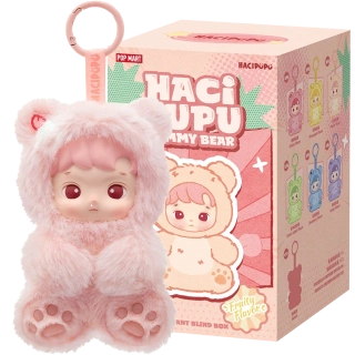 POP MART Hacipupu Gummy Bear Series – Vinylový Plyšový Přívěsek Blind Box 13 cm (s ovocnou vůní)